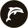 drehendes delphin Icon